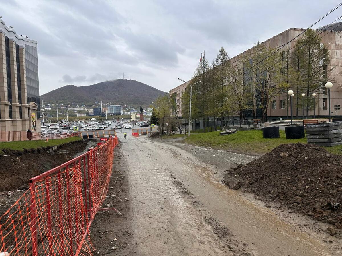 Работы на улице Ленинской в Петропавловске ведутся в соответствии с планом-графиком