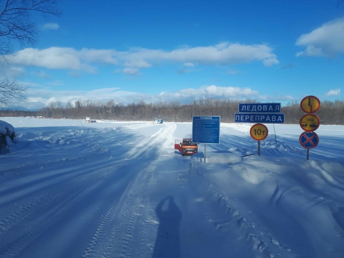 Пять ледовых переправ будут работать в зимний период на Камчатке