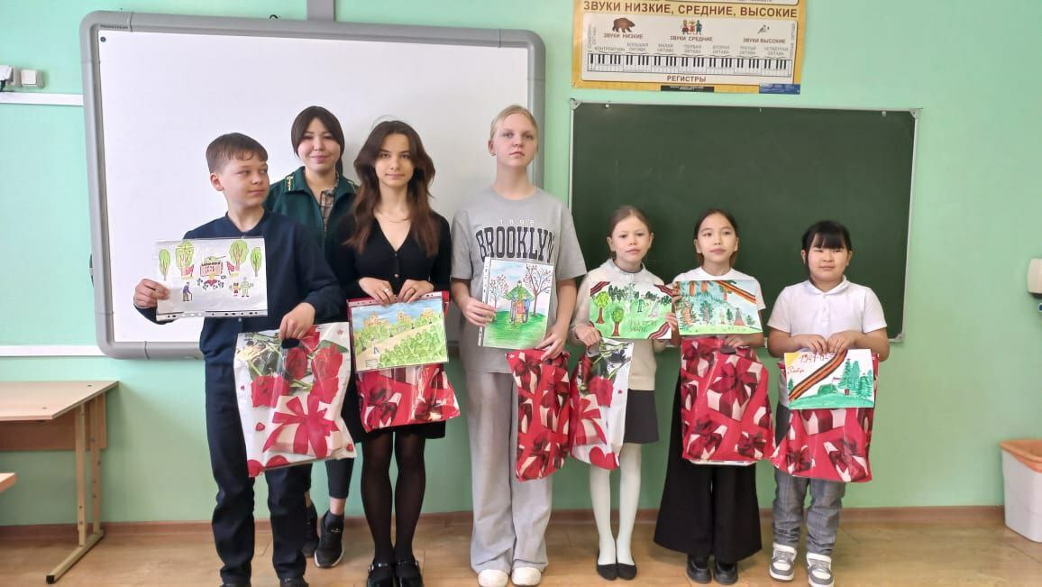Атласовские лесники провели конкурс детских рисунков «Сад памяти глазами детей»